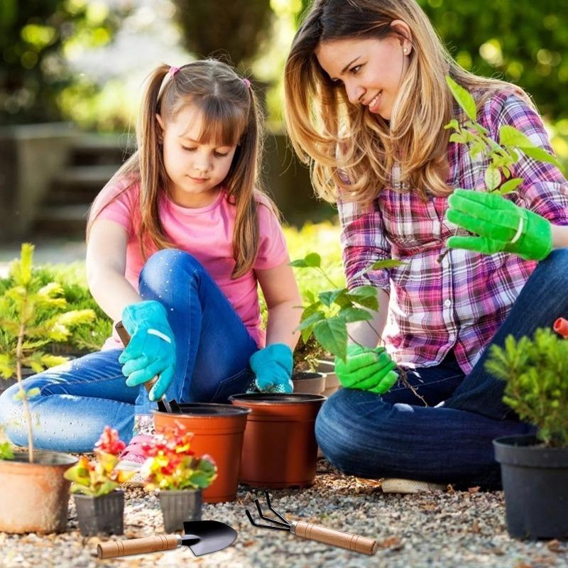 Durable Metal Garden Shovel Set for Planting and Landscaping