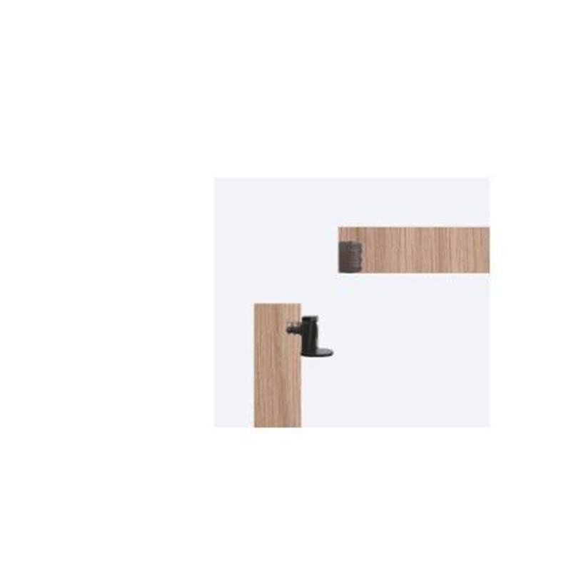 Minimalist Gun Black Laminate Support Cabinet Activity 3-in-1 Connector Zinc Alloy Hidden 2-in-1 Laminate Drag