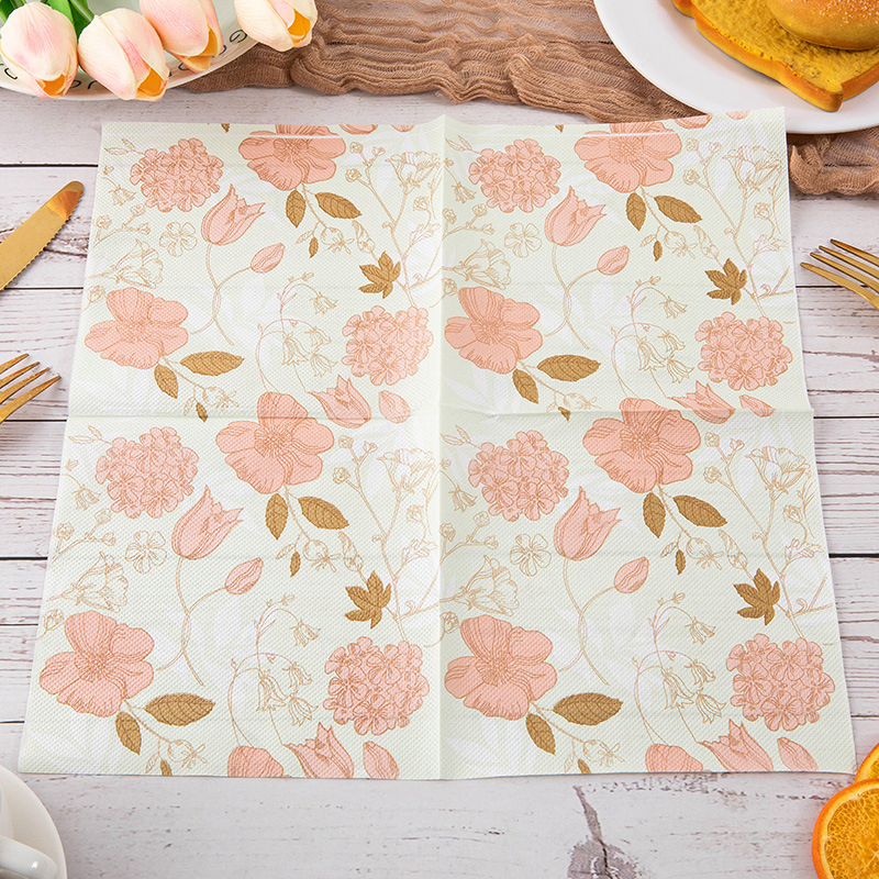 Reliable Soft Gentle Touch Soft Multi Ply Paper Printing Napkin Paper