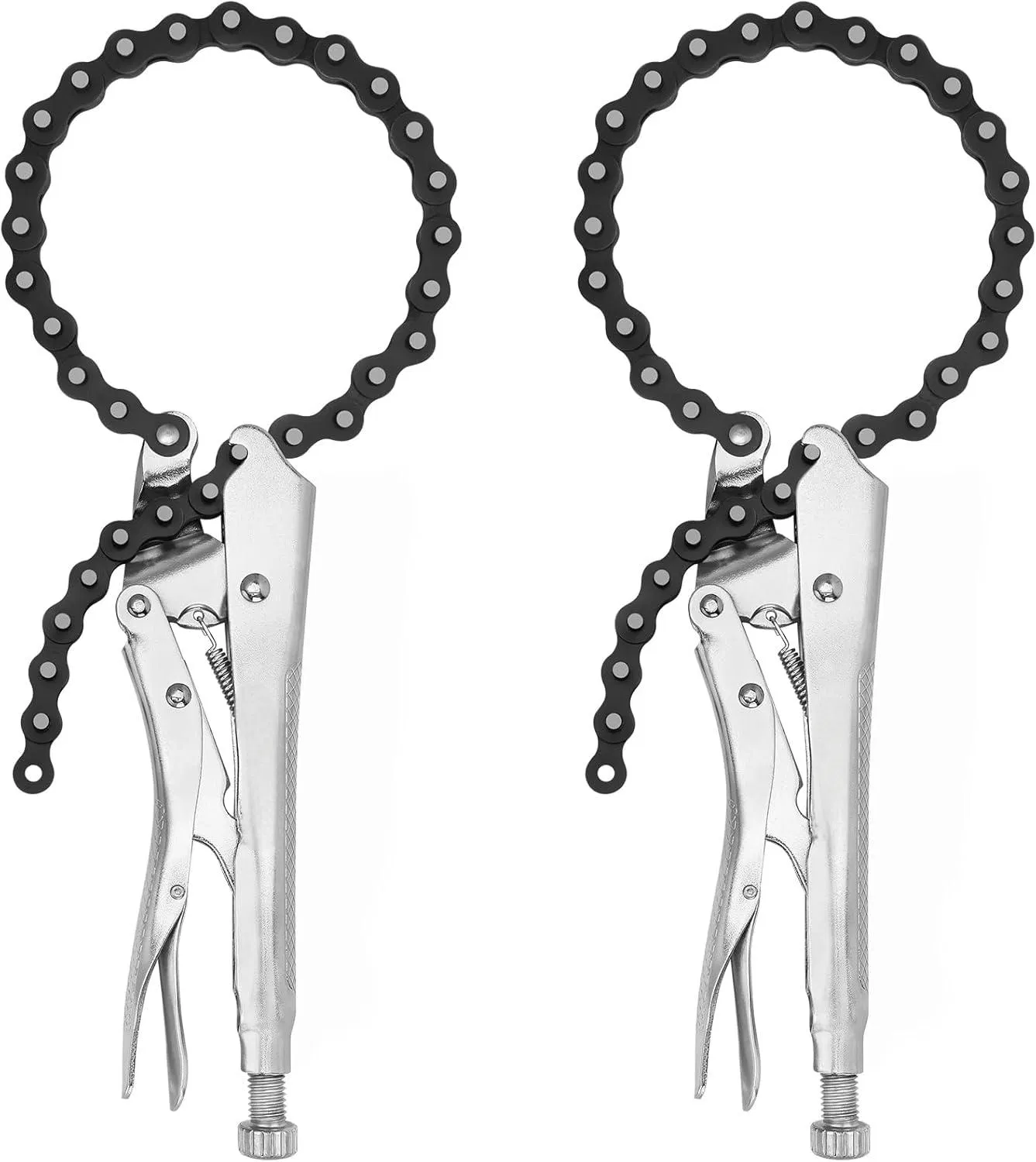 Pfc1048 Heavy Duty Hand Tool Chain Pliers, Removable 48" Chain