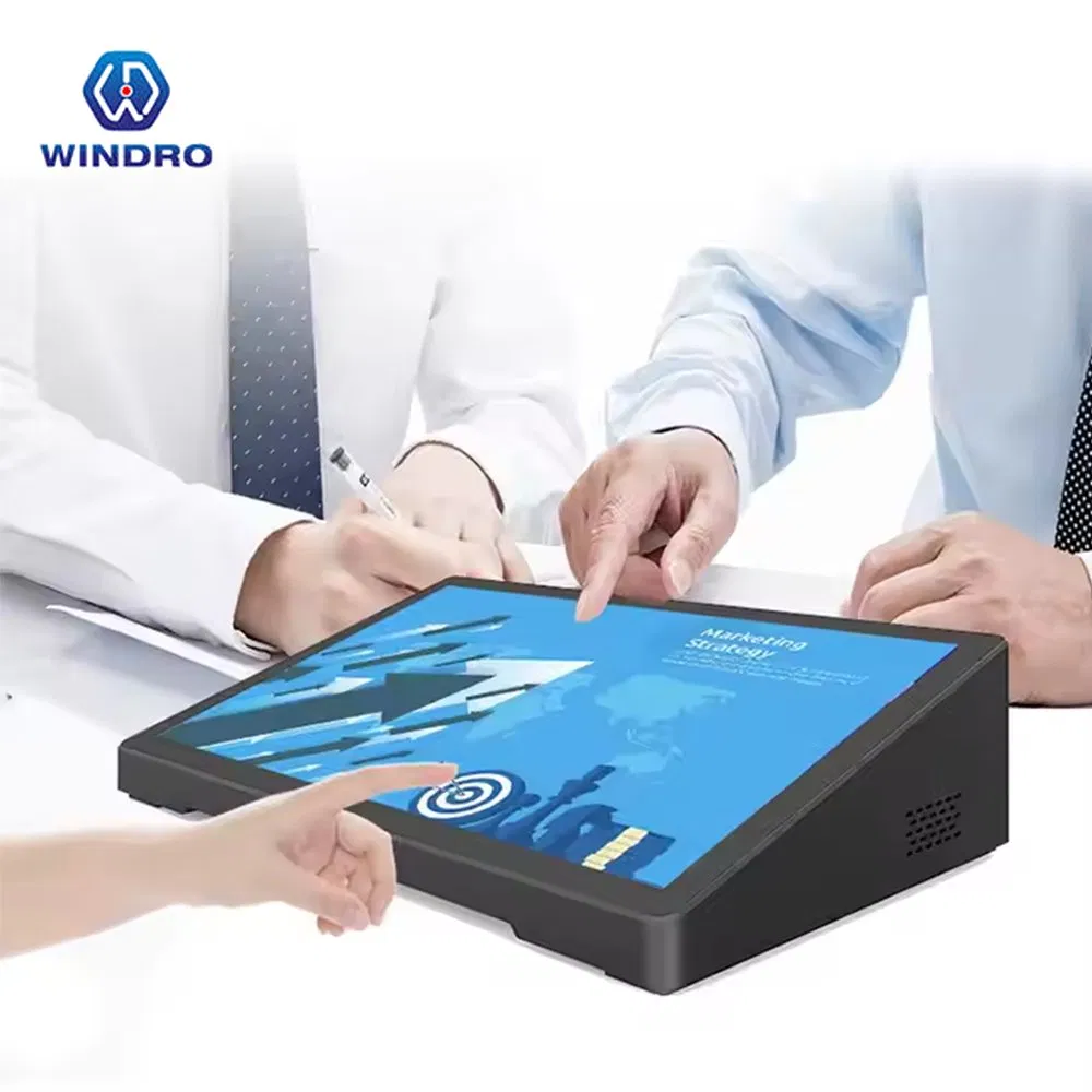 Low Price, Showcase Product Videos and Picture LCD Display, Countertop Digital Signage with Interactive Touch Panel for Retail