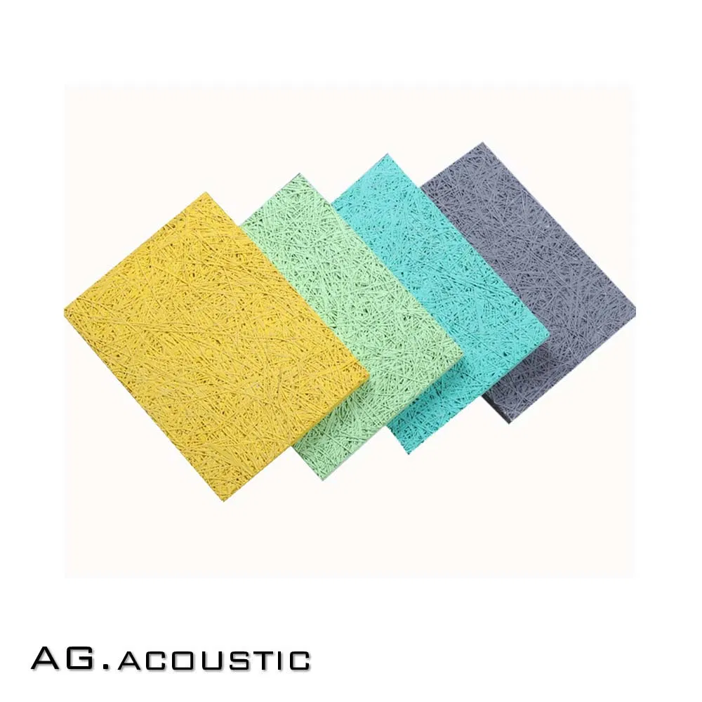 AG. Acoustic Decoration Material Wood Wool Sound Absorption Panels for Office Meeting Room