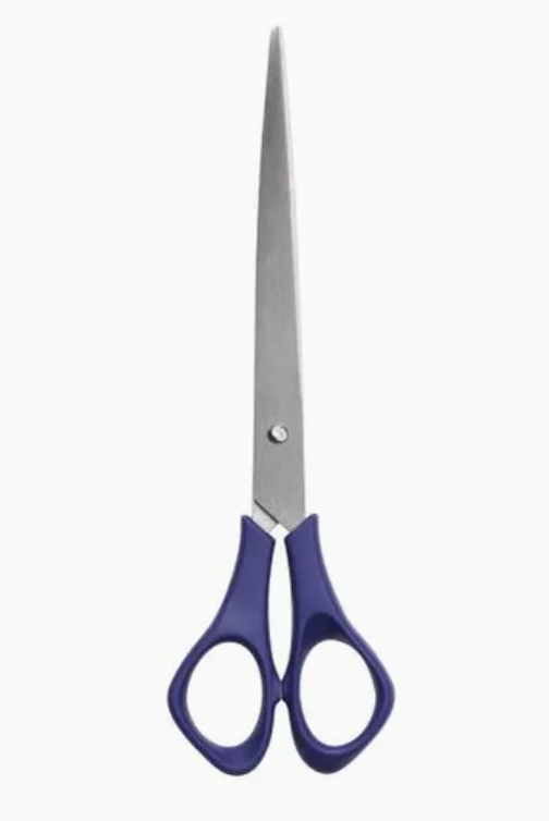 Ножницы офисные стальные с пластиковой ручкой