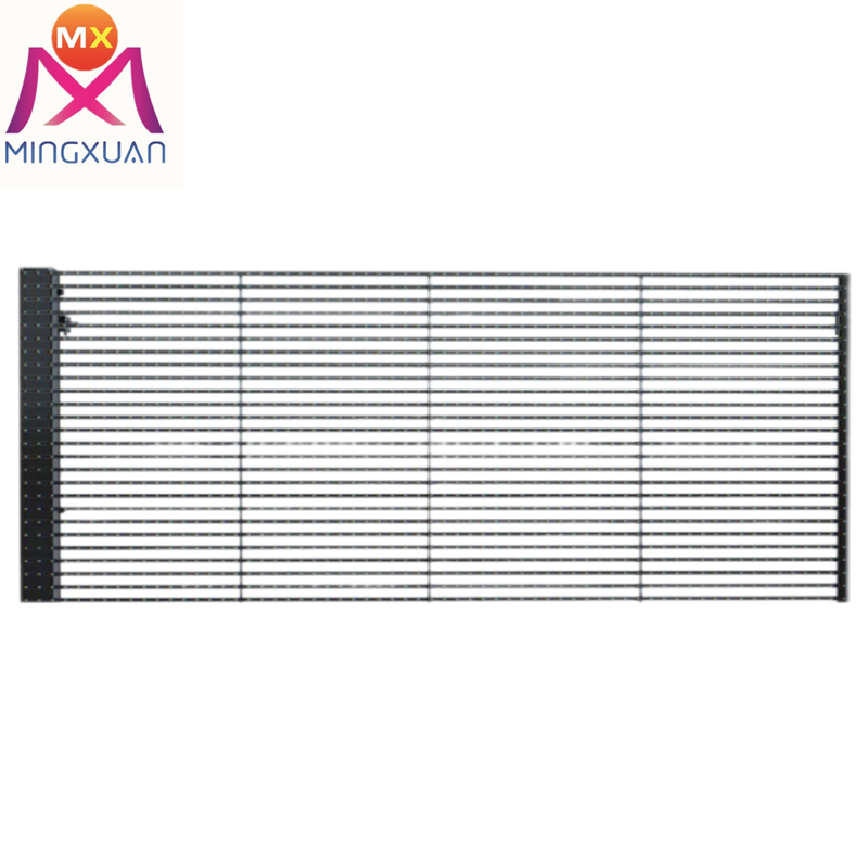 LED Outdoor Grill Screen Full Color P3.91-7.82 Display Transparent Wall Screen Display