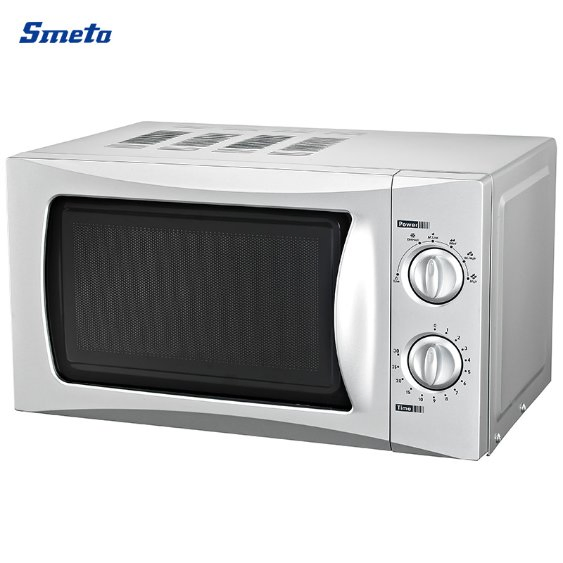 Smeta 20L 220-240V Mechanical Mini Electric Ss Font Microwave Oven