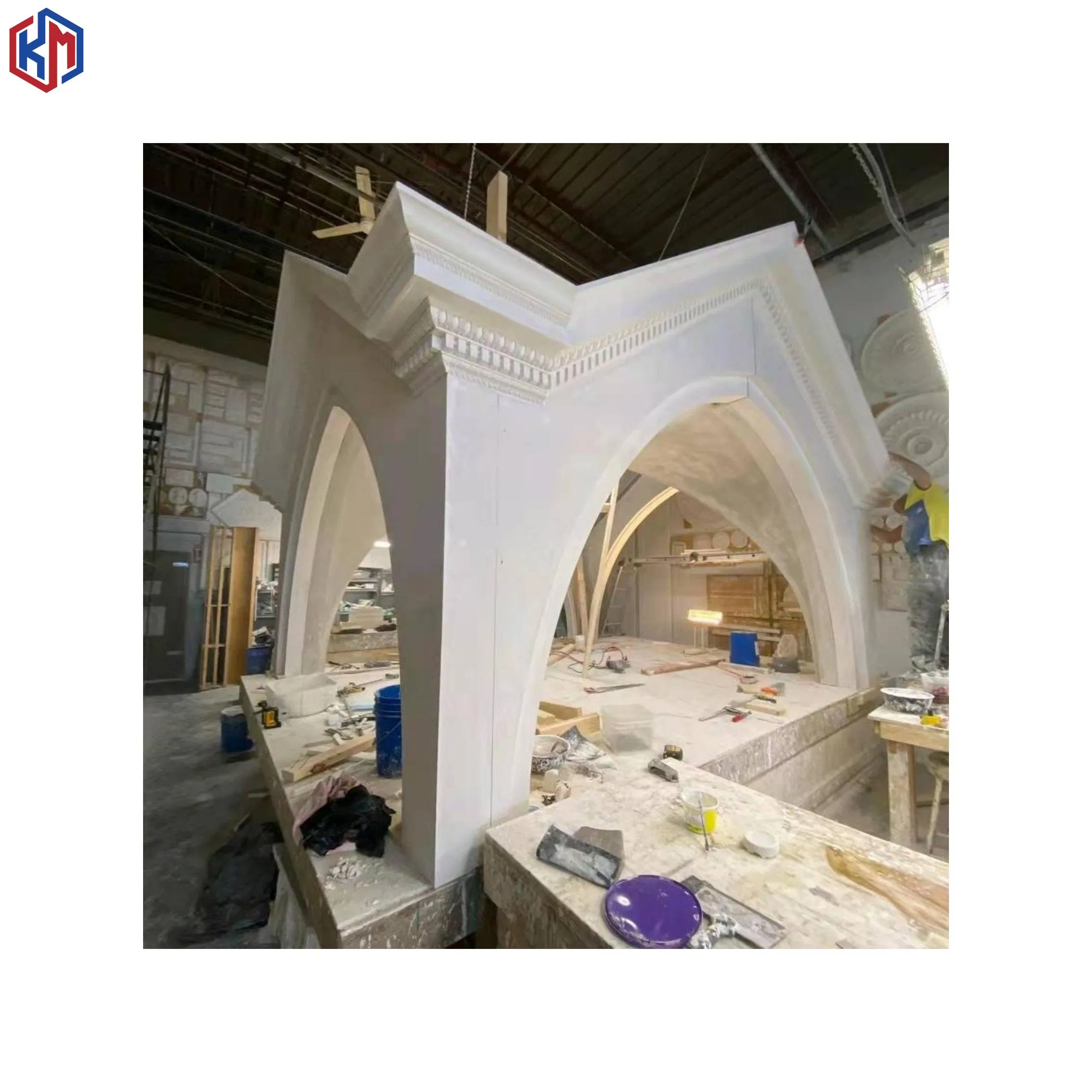 Fire Proof Hotel Ceiling Decoration Fiberglass Reinforced Grg Dome