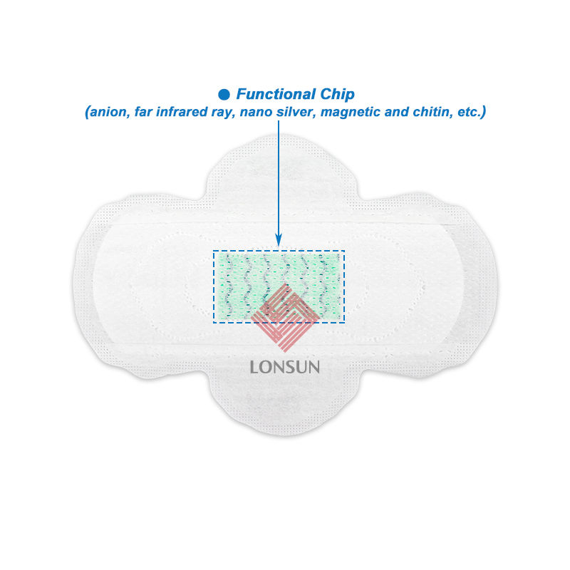 Jumbo Roll Menstrual Magnetic Anion Chips for Sanitary Napkin Materials