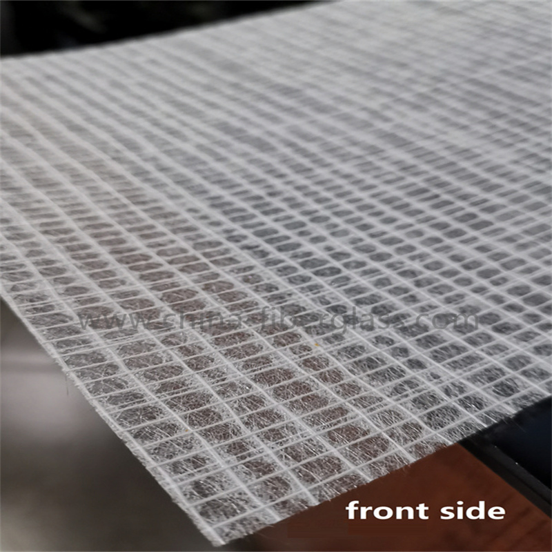 Fiberglass Tissue with Mesh/Scrim for Flexible PVC Sheet Vinyl Flooring