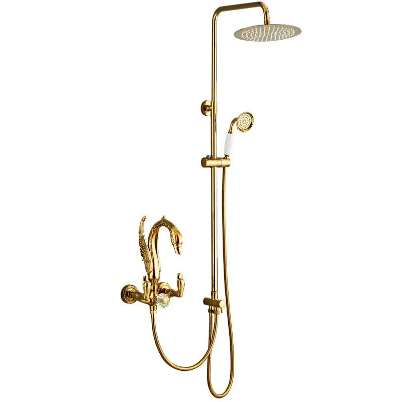 Смеситель для душа Gold Swan с дождевым эффектом