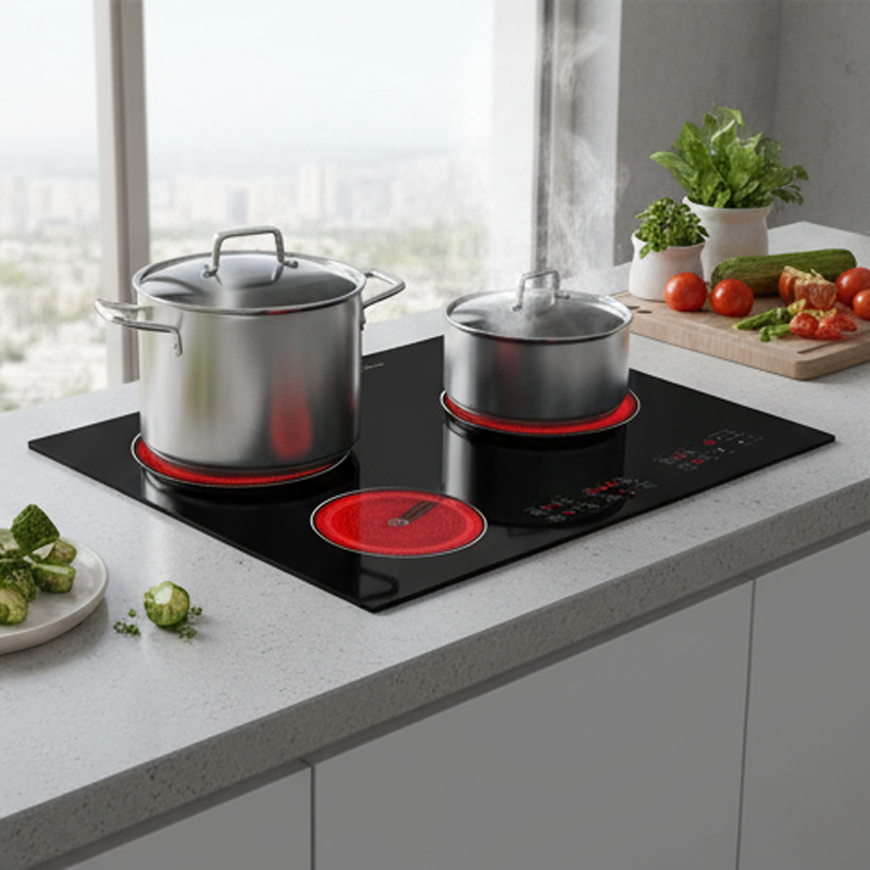 Versatile 4-Zone Ceramic Hobs for Efficient Cooking Solutions