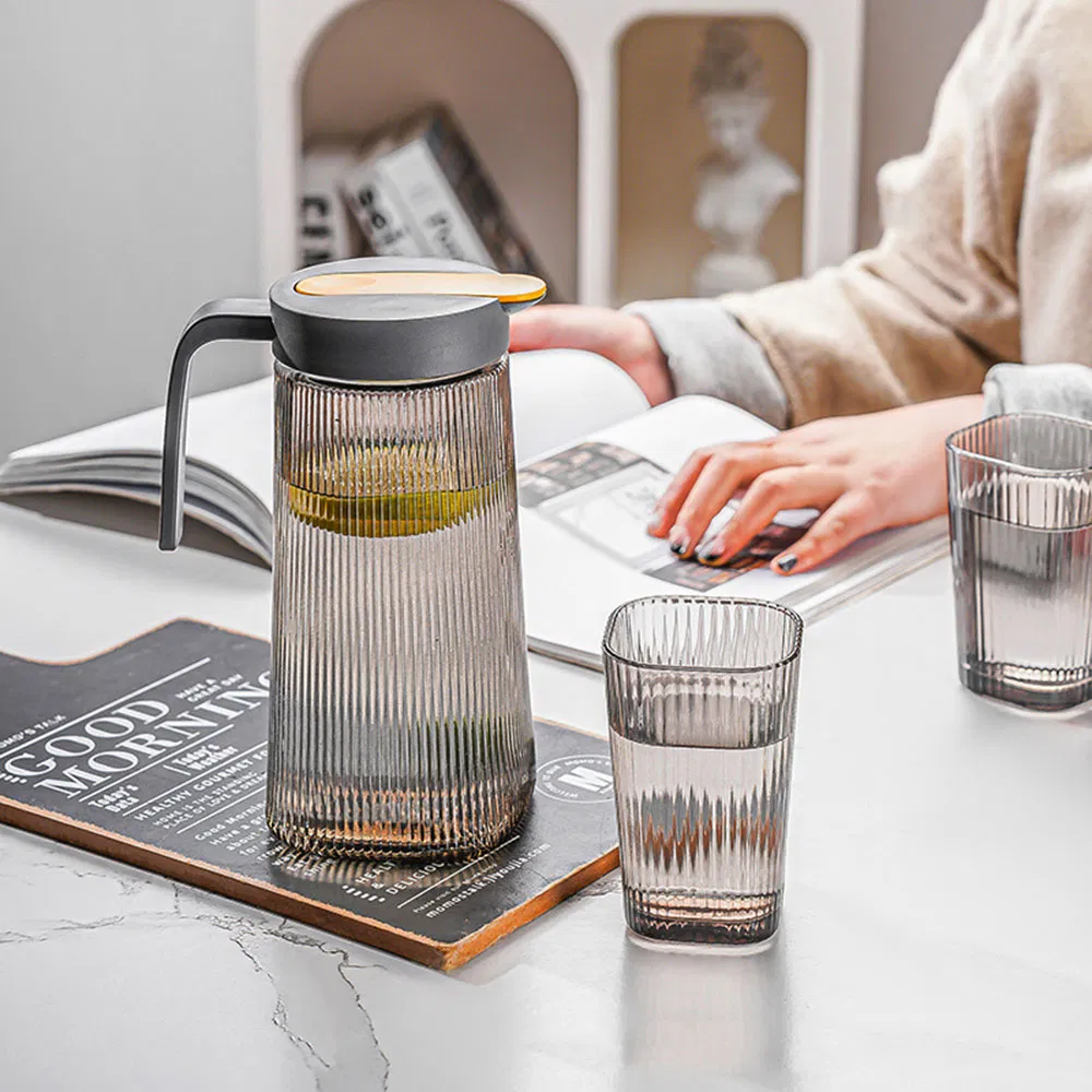 Прозрачный стеклянный чайник на 5 чашек