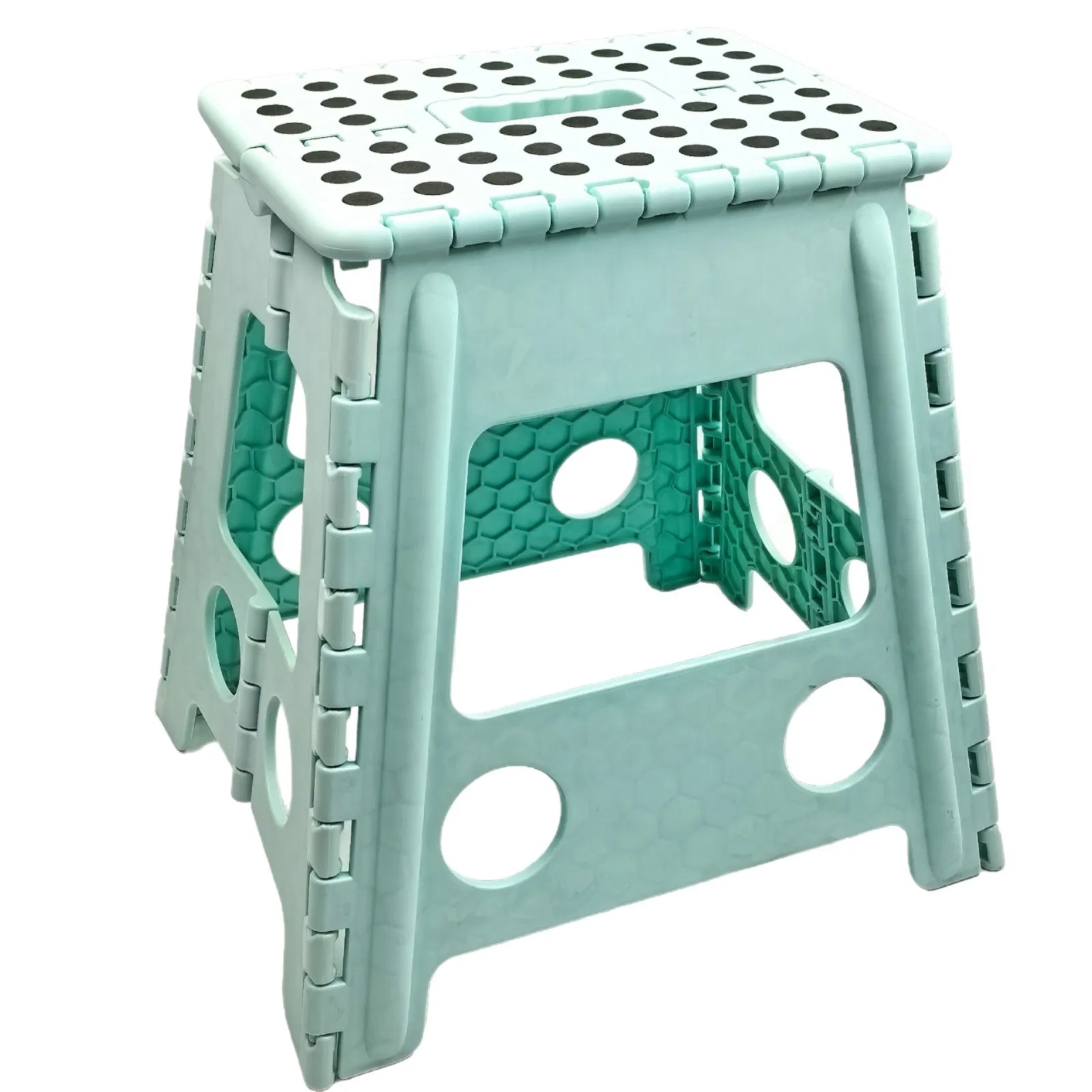 Thickened Plastic Folding Stool with Backrest, Portable Indoor and Outdoor for Children.