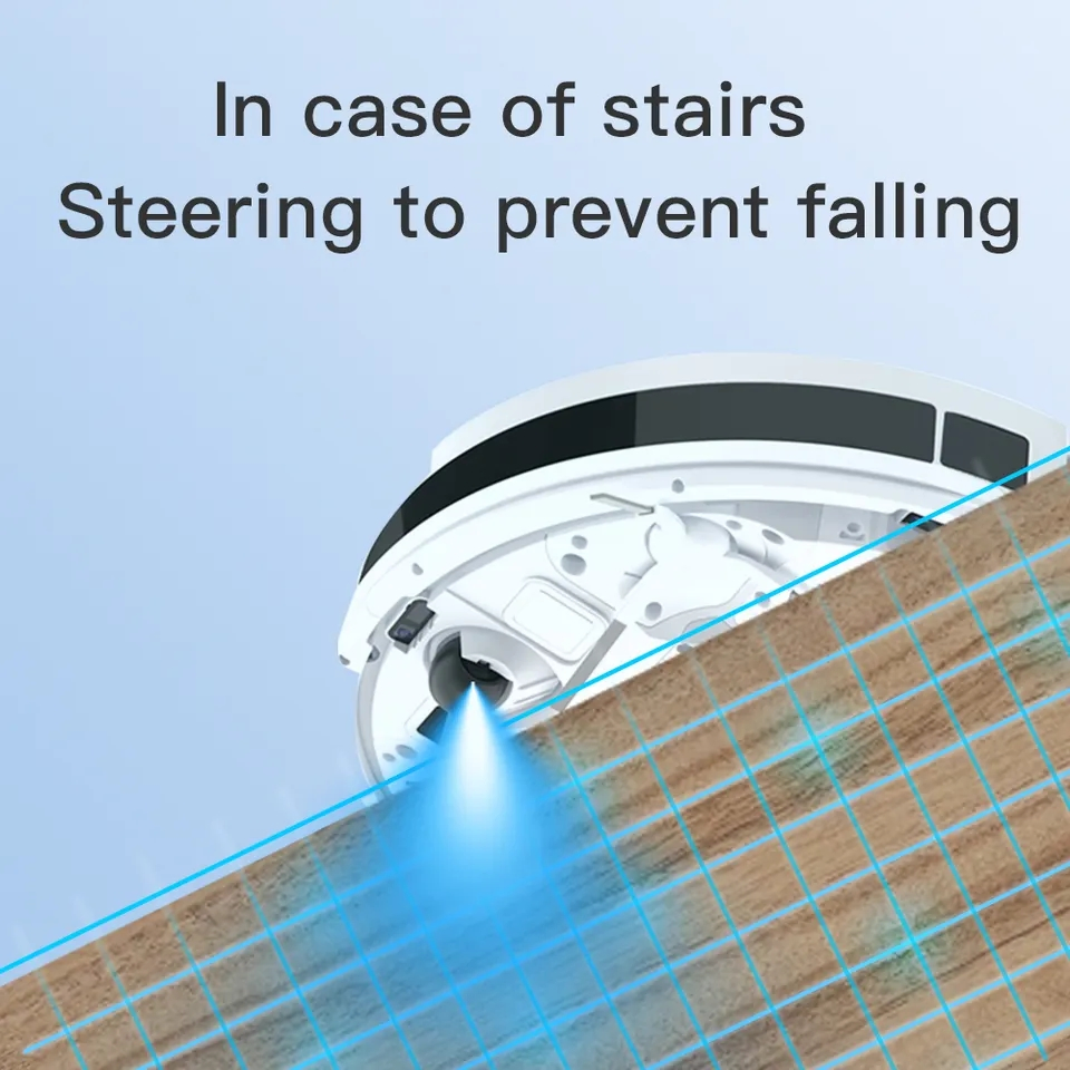 WiFi Mobile Phones Control with Self Emptying Collector Smart Cleaner Robot Vacuums