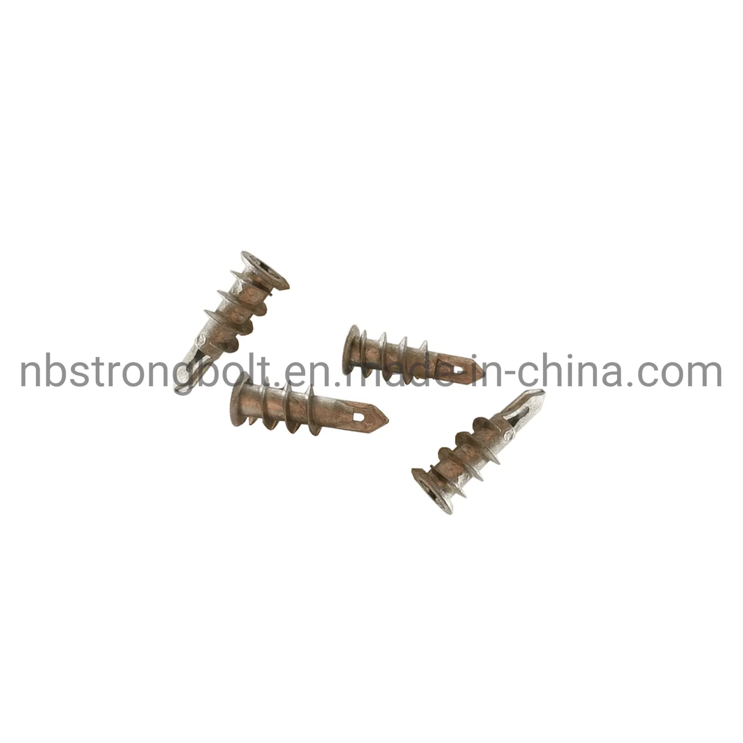 Nylonzinc Alloy Easy Drive Threaded Drywall Anchor, Drywall Screw Anchor 13X41