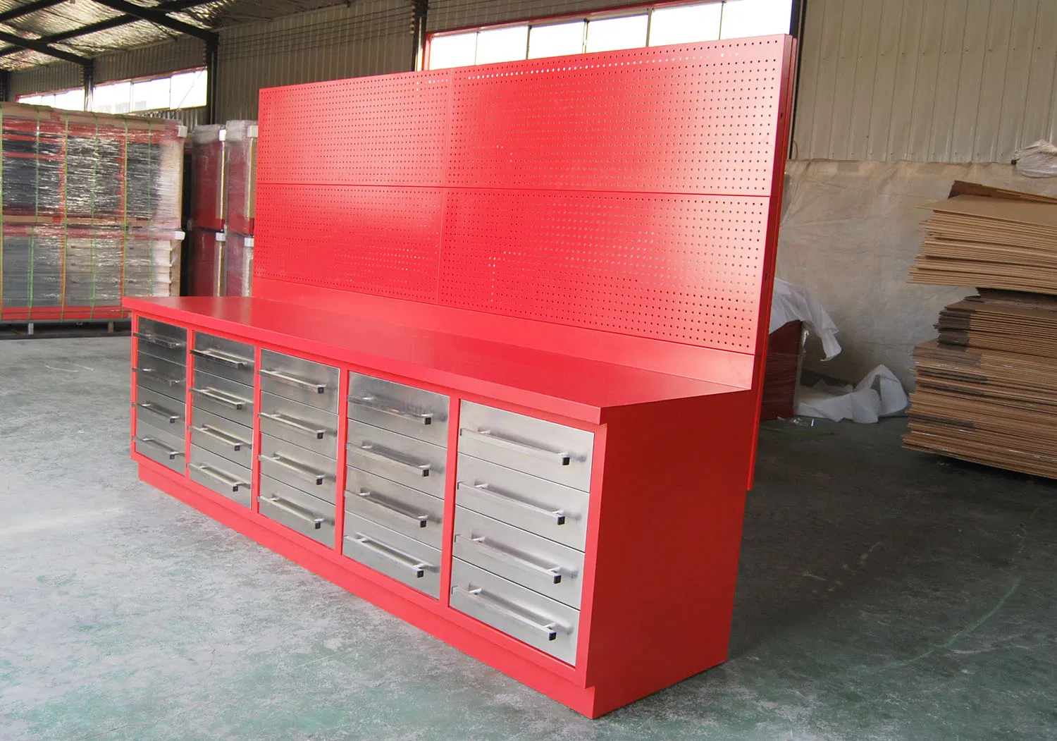 Tool Boxes Drawer Filling Storage Cabinets Steel Garage Workbench