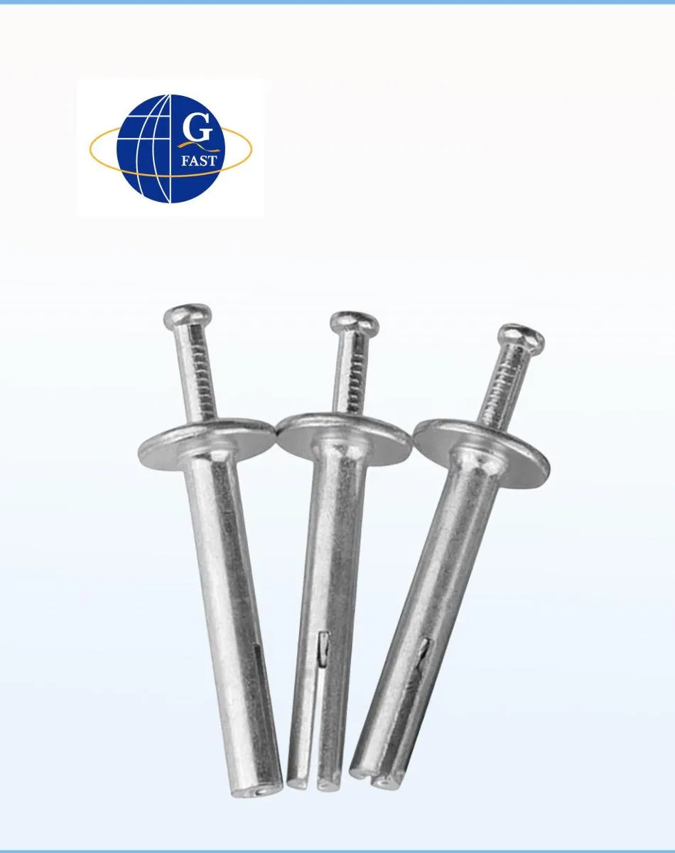 Mushroom Head Hammer Drive Wall Anchor Drywall Expansion Screw