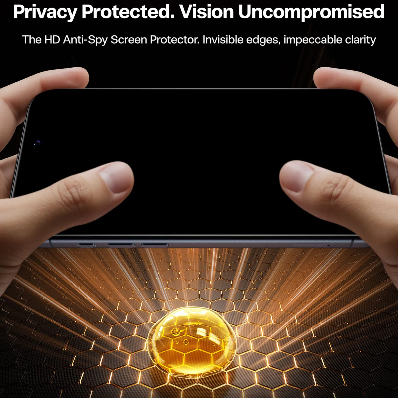 Защитное стекло Torras Glassgo Premium Anti-Spy для iPhone 17 PRO Max