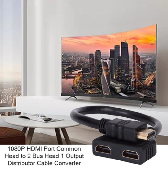 Разветвитель HDMI 1x2, 4K 30Hz, кабель-переходник