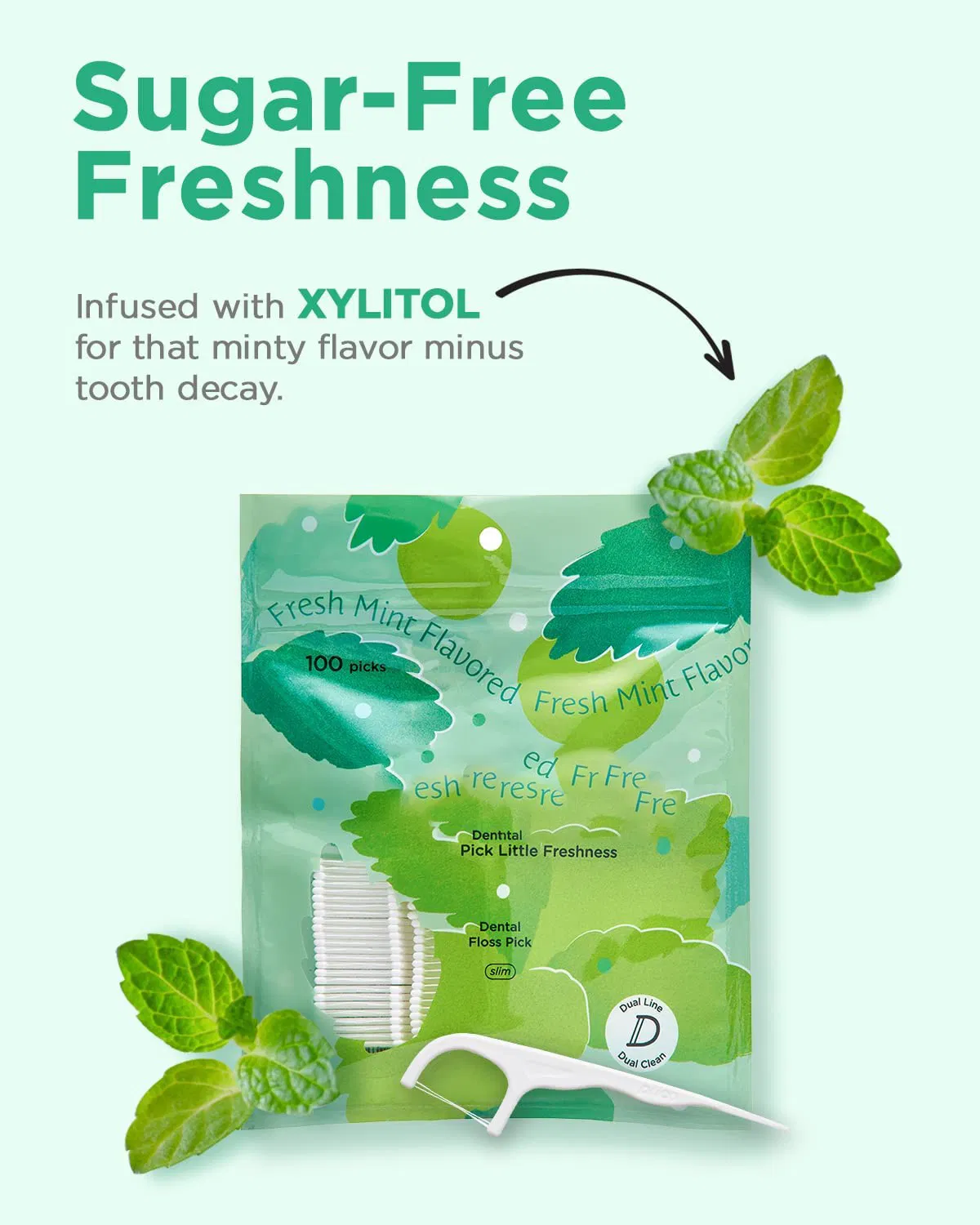 China Factory Dental Floss Pick for Oral Care