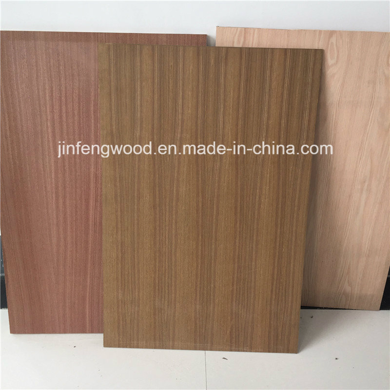 ISO9001: 2008 Natural Veneer Faced Plywood / Blockboard / MDF