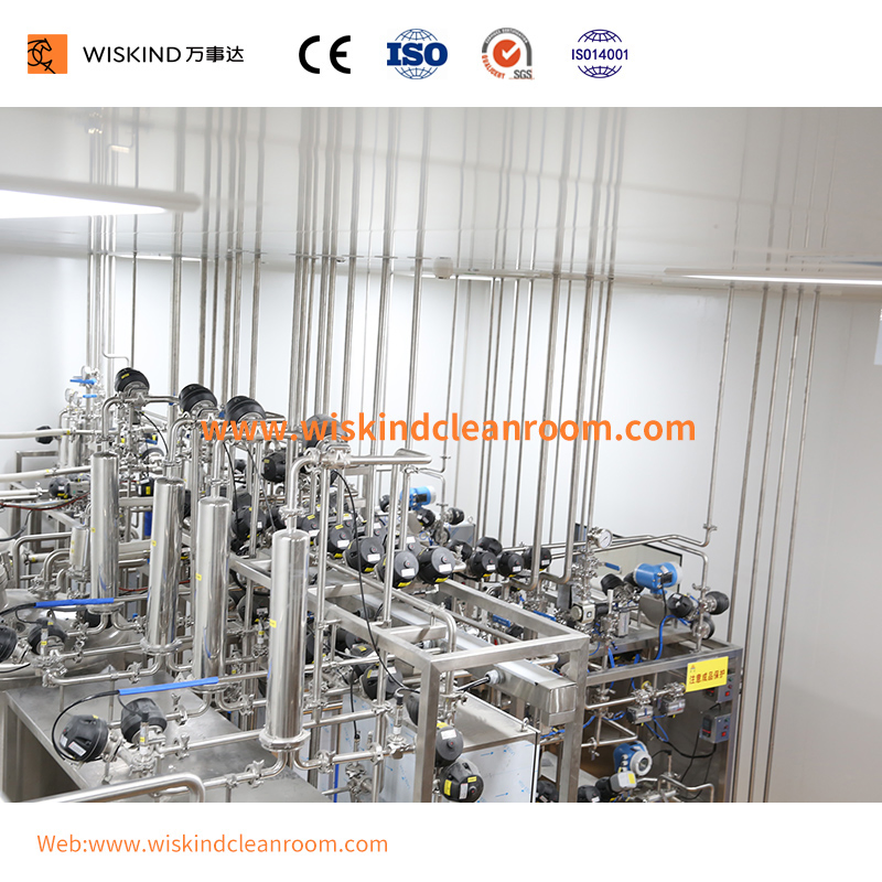 50mm/75mm Rockwool/PU/EPS/Aluminum Honeycomb/Paper Honeycomb Cleanroom Panel