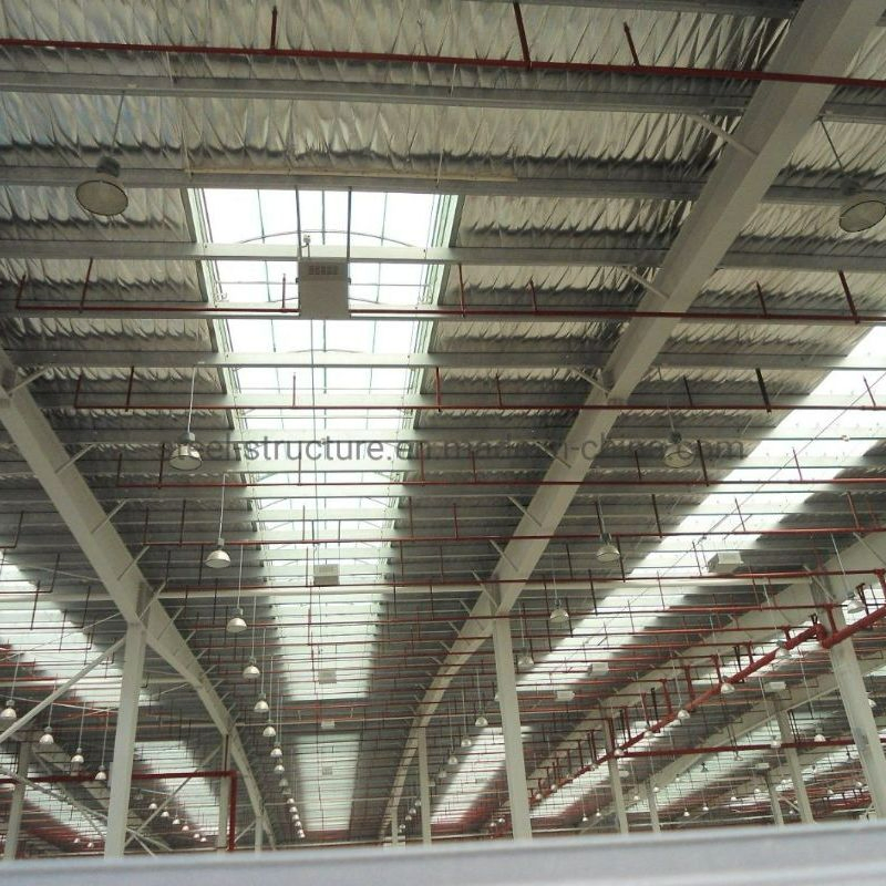 Long Span Light Weight Metal Steel Structures Commercial Building Design