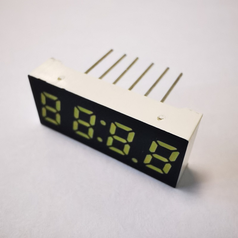7 Segment LED Display 4 Digit 0.25inch White for Digital Timer