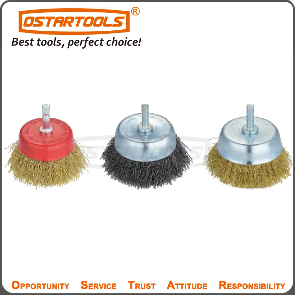 Щётка стальная узловая Heavy Duty с хвостовиком