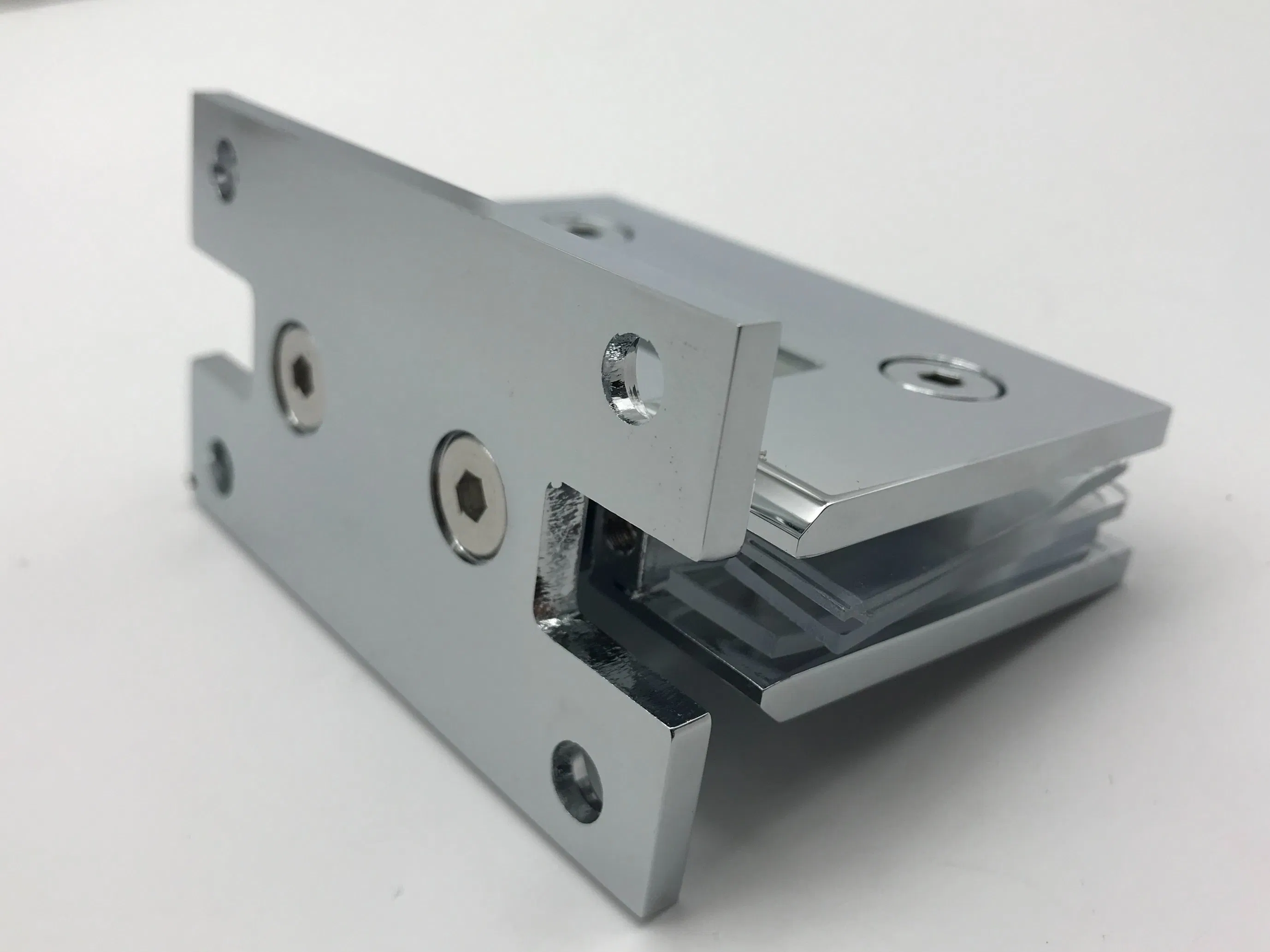 Crl Type Full Solid Brass H Bottom Plate Hinge Wall to Glass Hinge