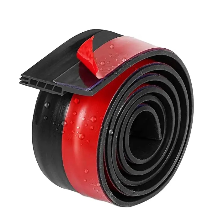 Customized Household Door Threshold Ramp Rubber Bottom Weather Seal Strip