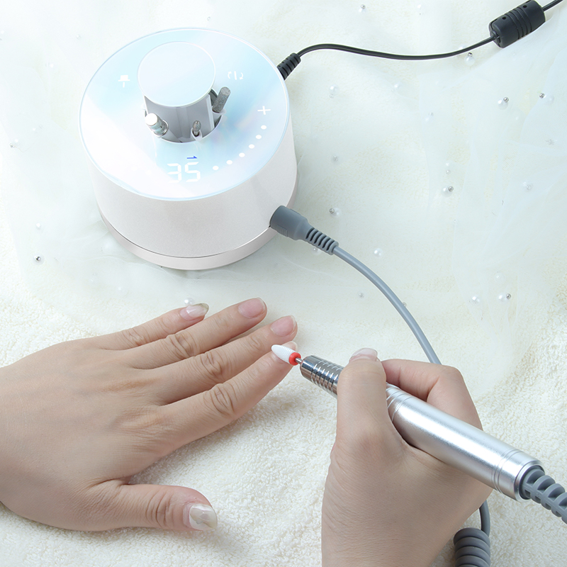 Professional Portable Brushless Motor 35000rpm Nail Drill Machine Manicure Pedicure File Salon Use