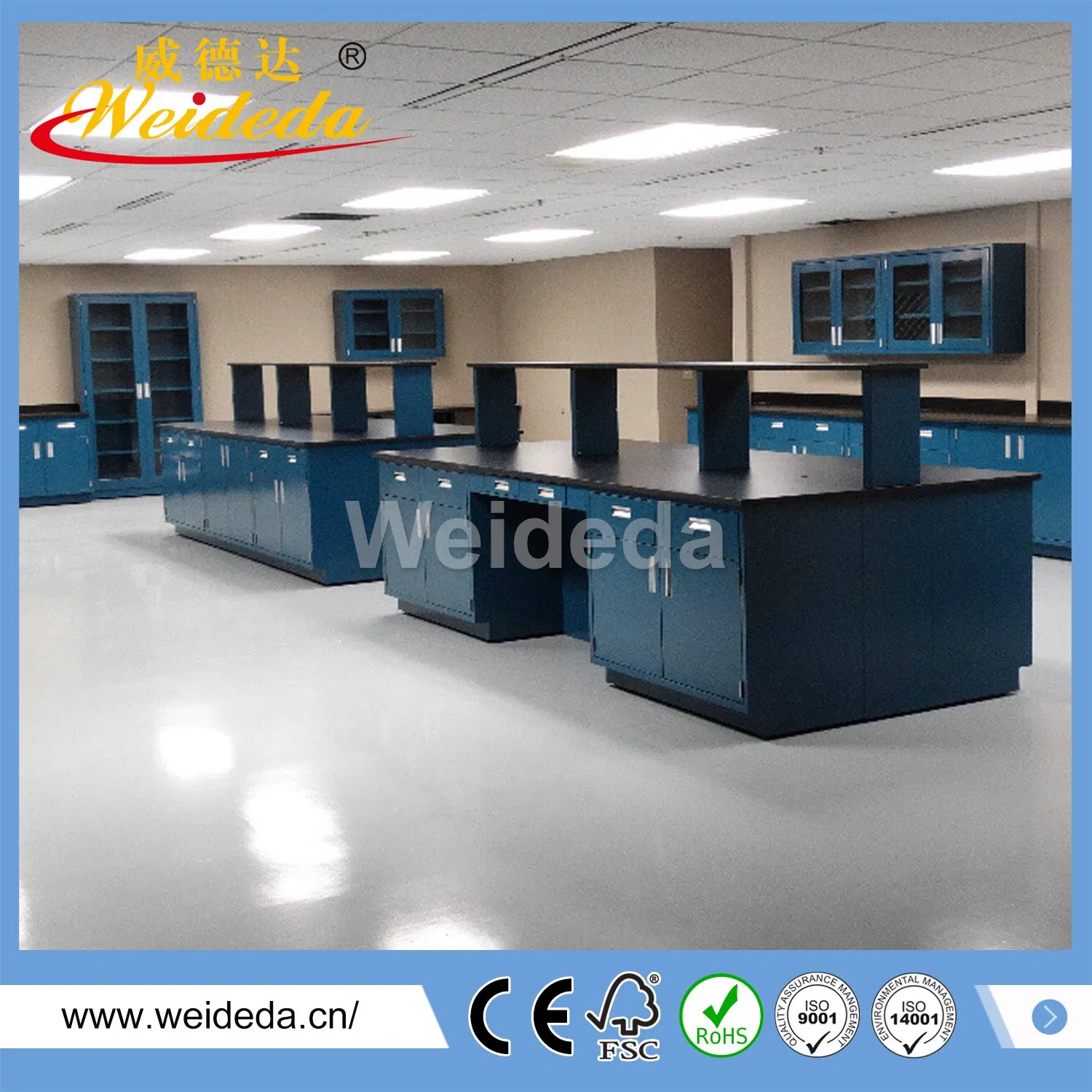 Acid Resistant Physics and Microbiology Laboratory High Pressure Laminate Sheet