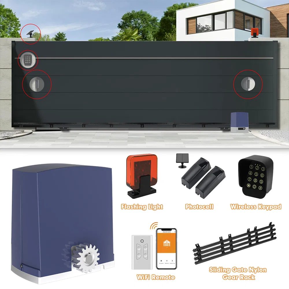 PYM-K2208 1000kgs Smart APP Automatic Sliding Gate Openers