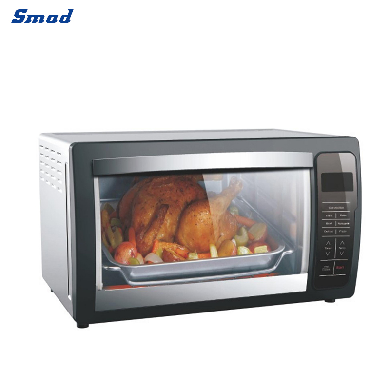 Smad Home Use 30L Table Top Mechanical Control Double Handles Electric Oven