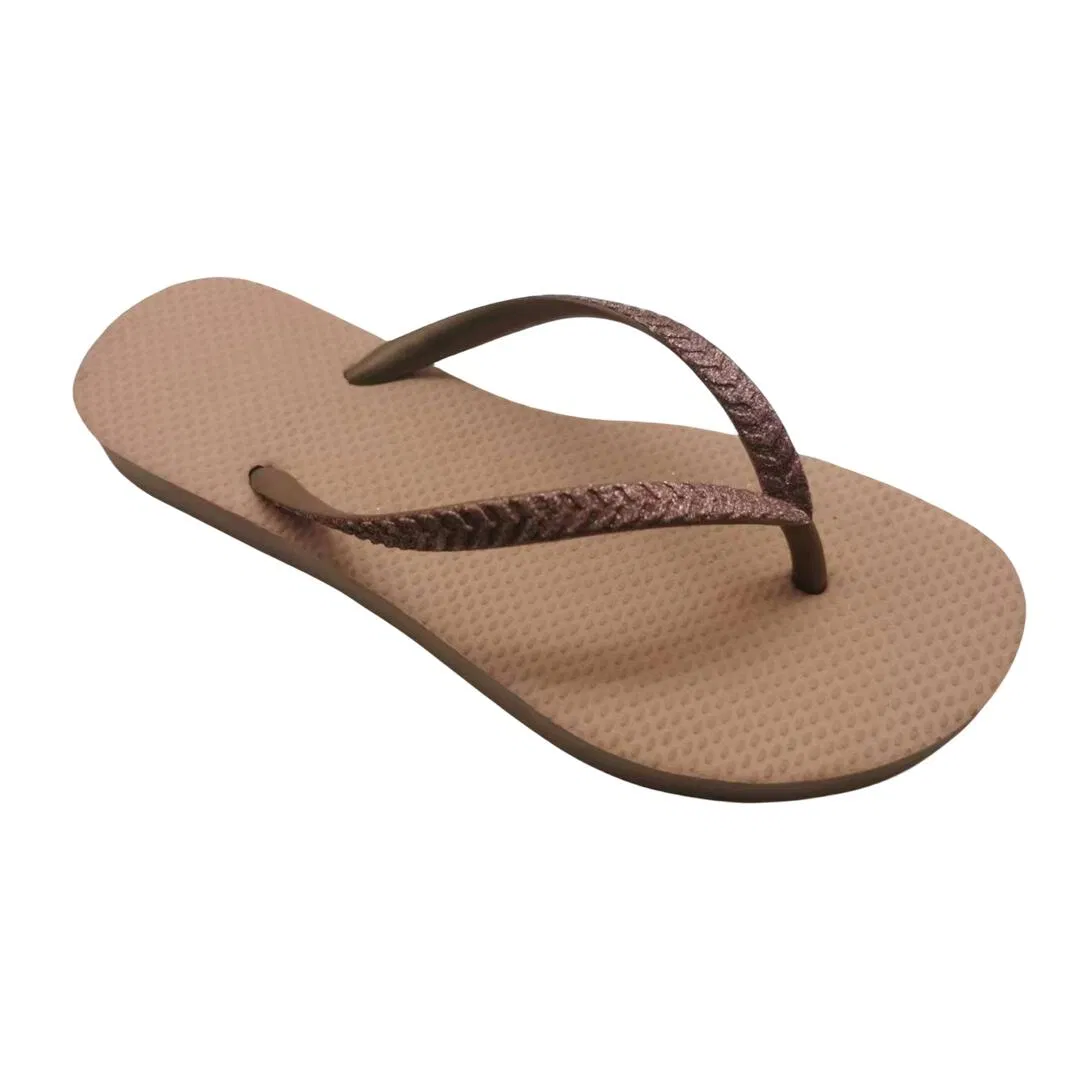 New Design Custom Logo Hotel Guest Summer Slide Slippers PU PVC EVA Outdoor Non-Slip Flip Flop for Women