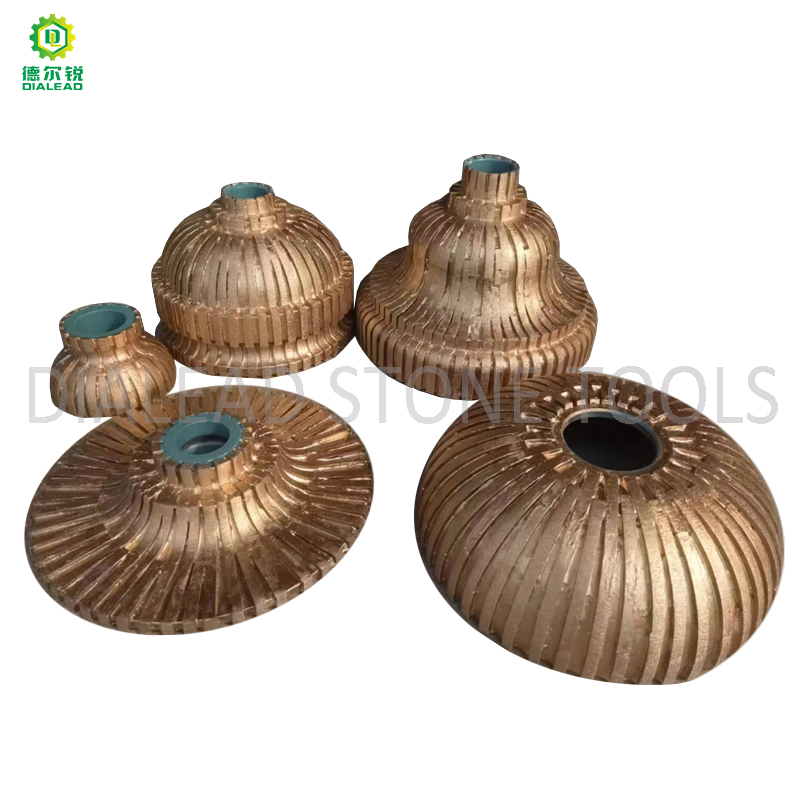 Dialead Sintered Diamond Stone Edge Profiling Wheel for Milling Granite and Marble