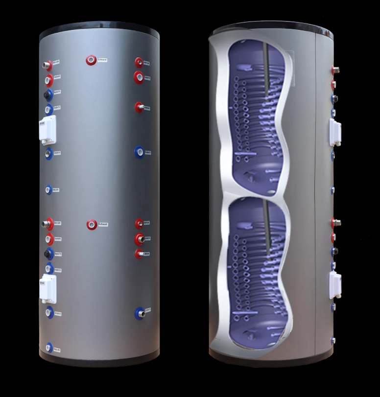 Эмалированный теплообменник для солнечного водонагревателя