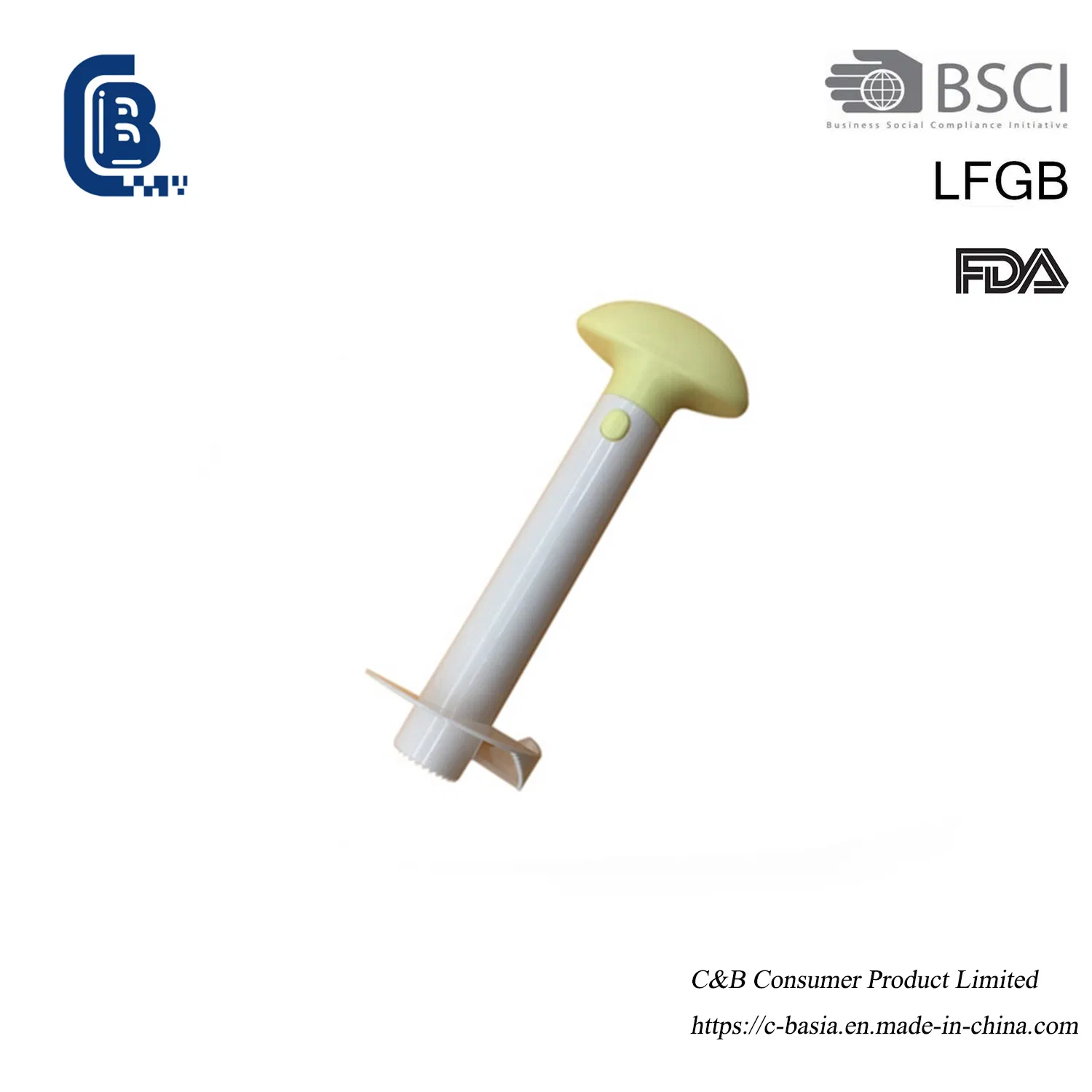 Manual Pineapple Tool - Easy-Clean Peeler, Corer & Slicer (Kitchenware)