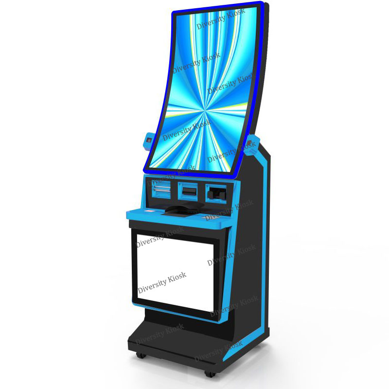 Digital LED Curved Screen Casino Cash ATM Machine Turnkey Software Hardware Solution