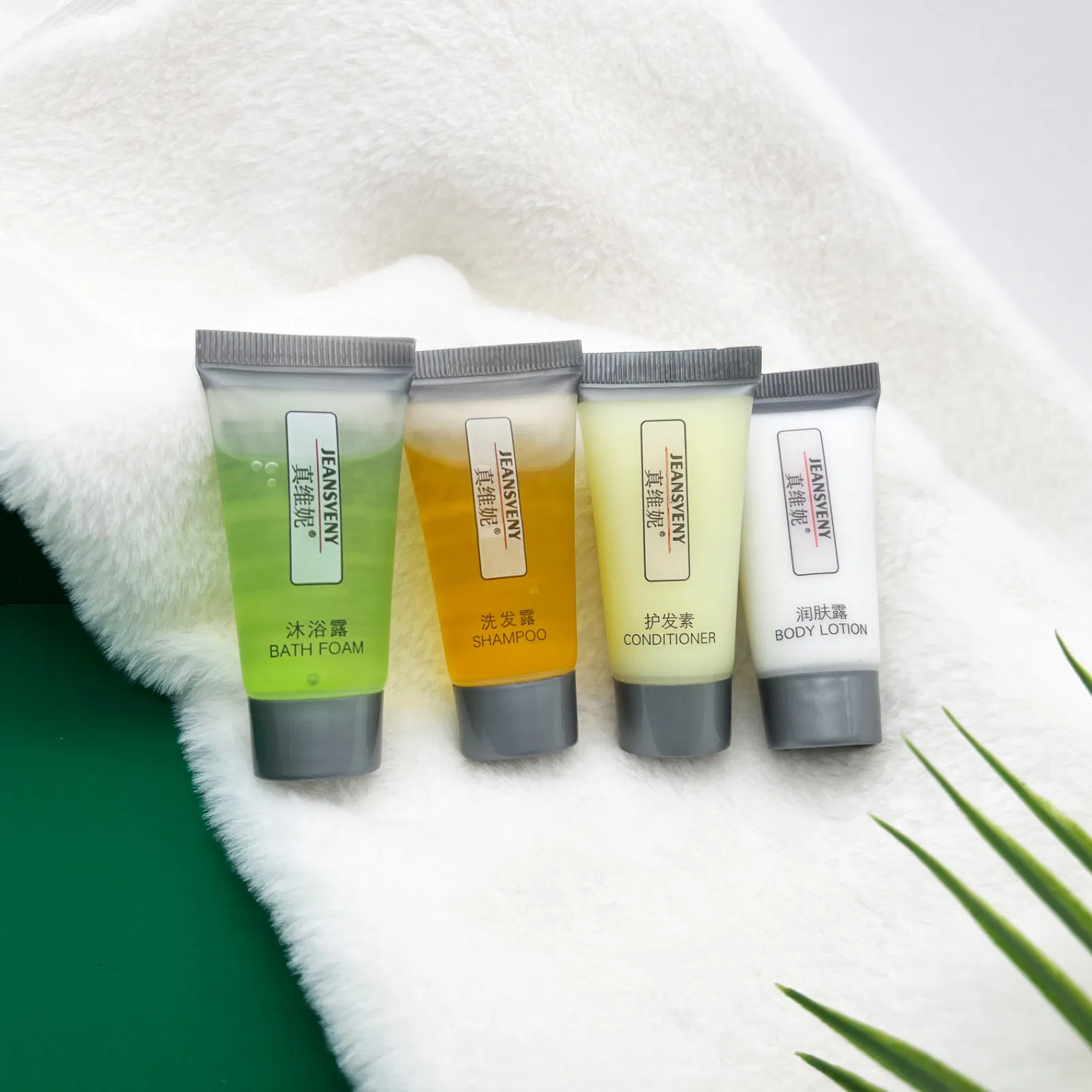 Premium Hotel Shower Gel 20ml - Green Apple Mint Fragrance in Eco-Friendly Bottle, Bulk Disposable Toiletries