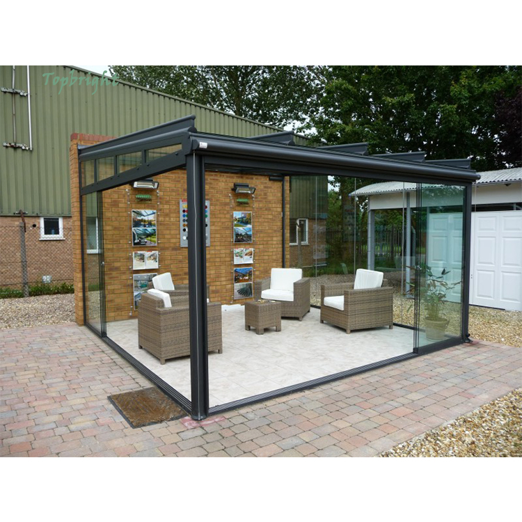 Durable Enduring Dustproof Tempered Glass Sunroom for Apartment