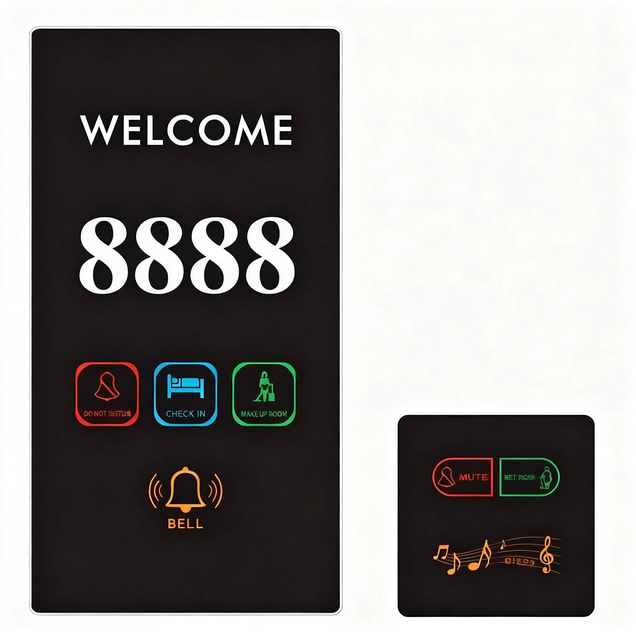 Hot Sale LED Hotel Dnd Doorbell System Door Bell Panels Hotel Doorplate