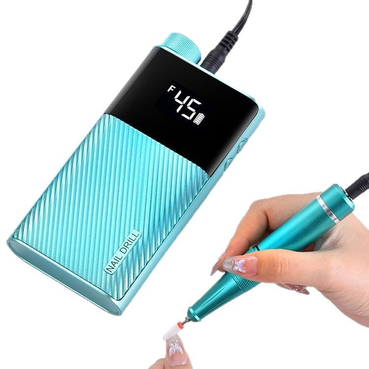 New Professional Cordless Nail Drill Machine 45000rpm Rechargeable Portable Electric Nail Drill