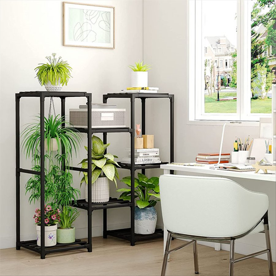 Heavy Duty Steel Multi-Tier Metal Plant Stand for Large Pots
