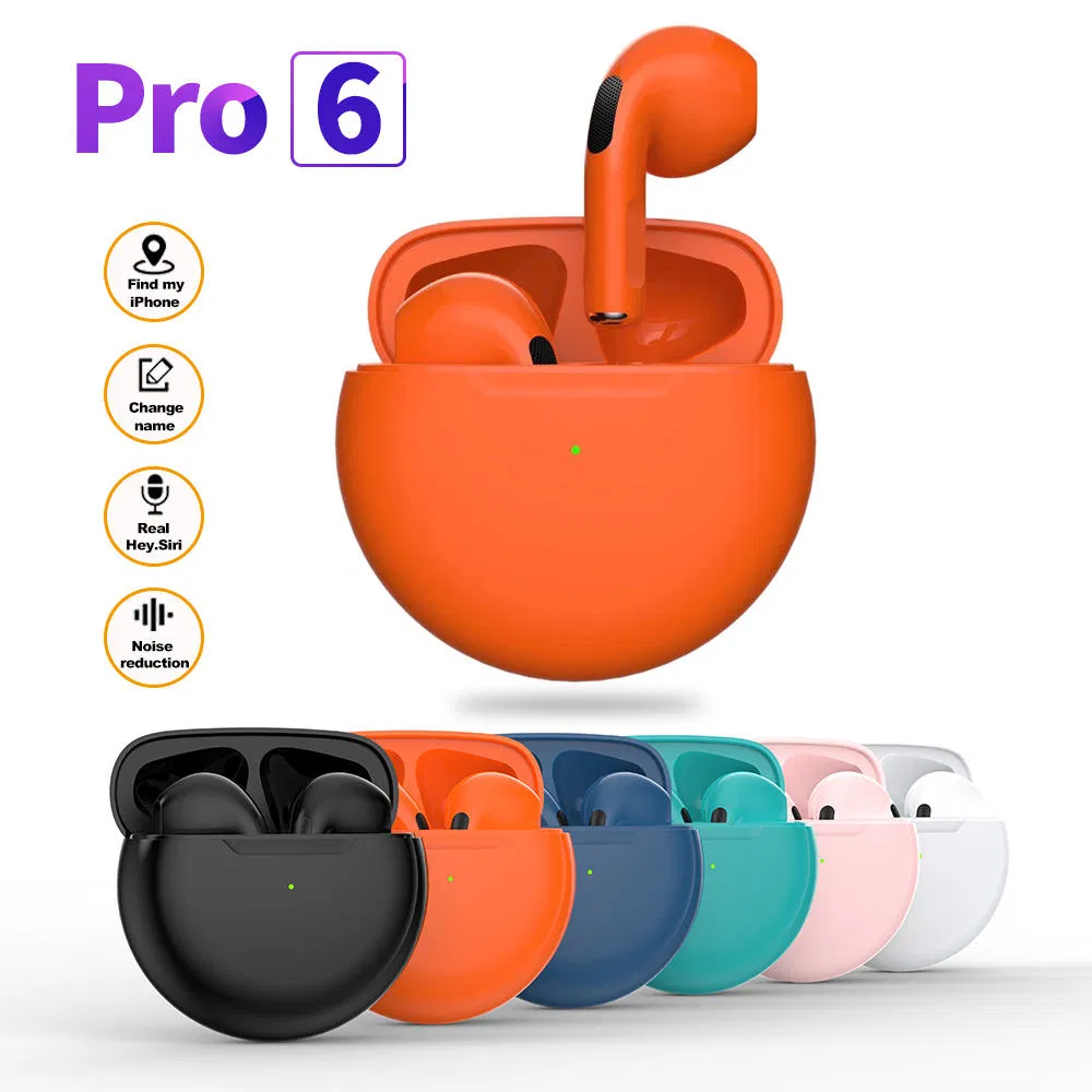 2024 Fashion Trends Popular PRO 6 Earphone Wireless Earbuds Tws PRO 6 Auriculares Pk PRO 4 PRO5