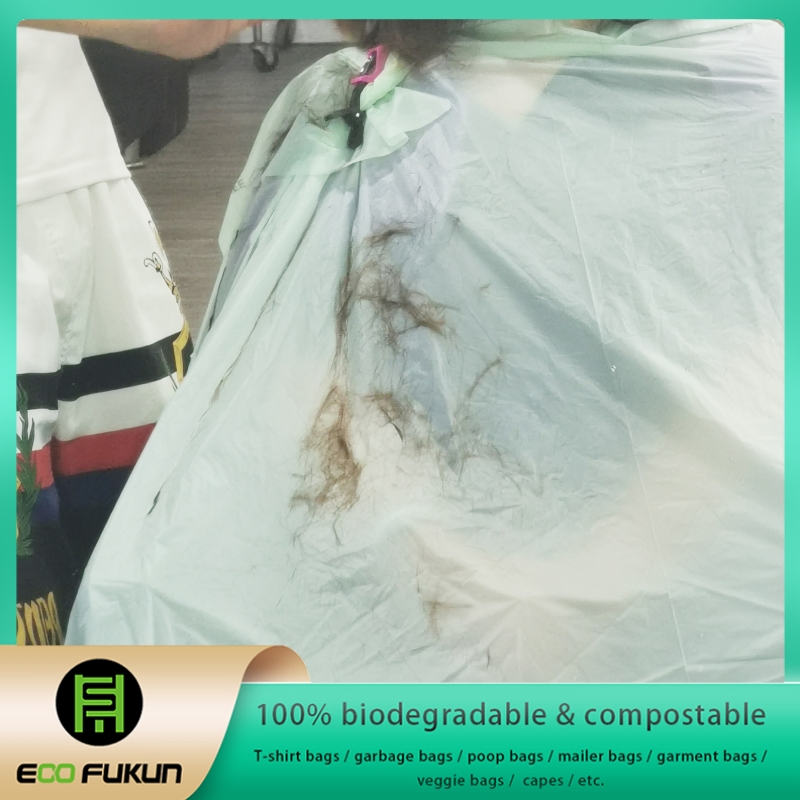 Disposable Hairdressing Cape, 100% Biodegradable Plant Based Cape