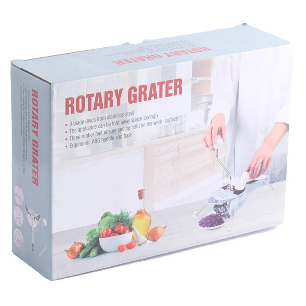 Ротационная тёрка-измельчитель из нержавеющей стали с 3 лезвиями