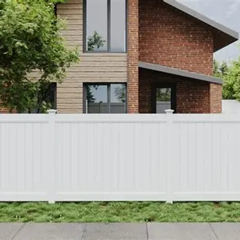 Modern Outdoor Plastic Vinyl PVC Privacy Fencing Panel