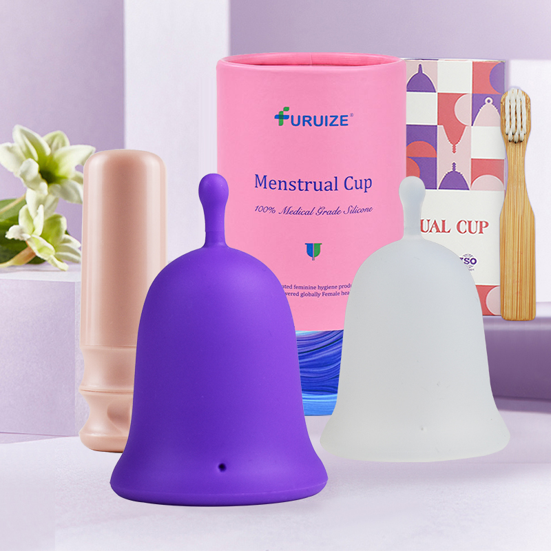 Wholesale OEM Medical Grade Silicone Period Cup Reusable and Eco Friendly Women Menstrual Cup