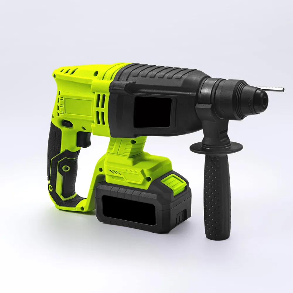 Heavy Duty Cordless 22mm Power Lithium Impact Rotary Hammer Drill Machine